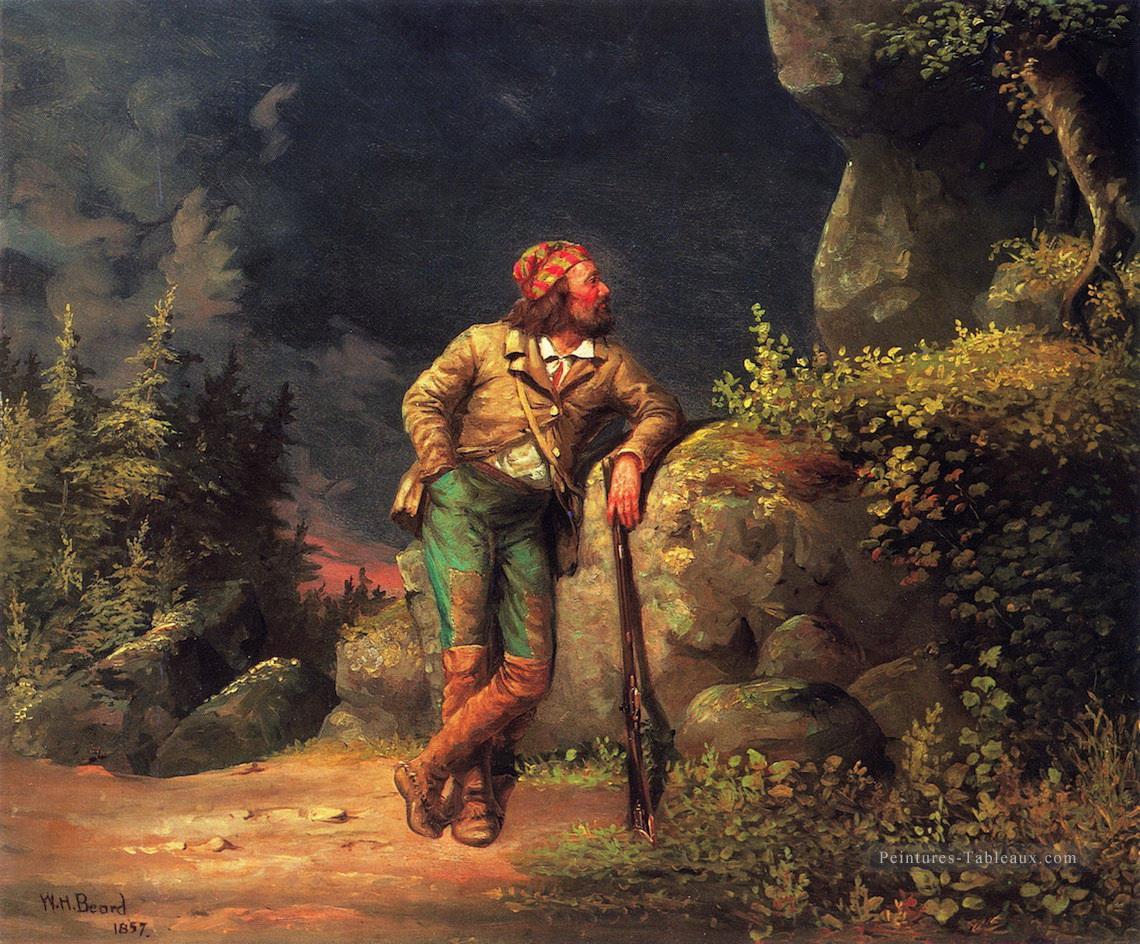 Le trappeur William Holbrook Beard Peintures à l'huile